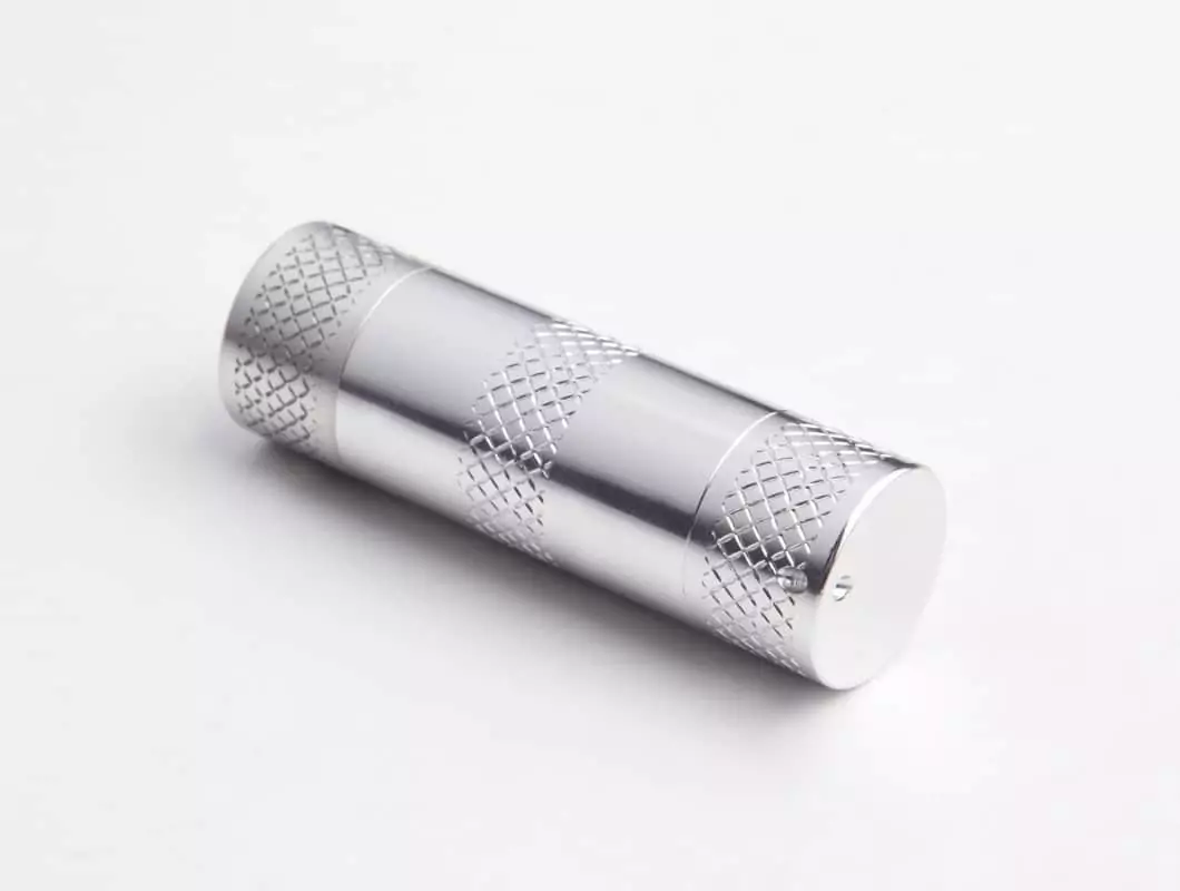 Small Aluminium Part With Knurling finish